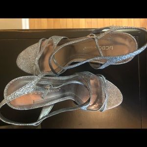 BCBGeneration Silver heels